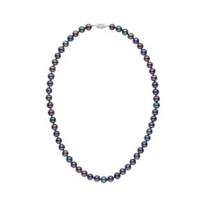 6.5-7.0-mm-Black-Freshwater-Pearl-Necklace