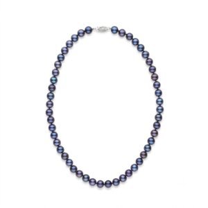 VOI-SEA-Signature-Luxurious-7.5-8.0-mm-Black-Freshwater-Pearl-Necklace 7.5-8.0 mm Black Freshwater Pearl Necklace