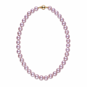 10.5-11.5 mm Lavender Freshwater Pearl Necklace For Women